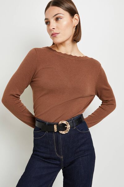 Gilet fine jauge femme