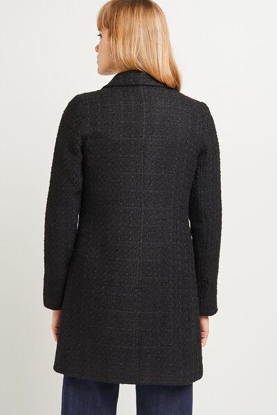 Manteau tweed femme