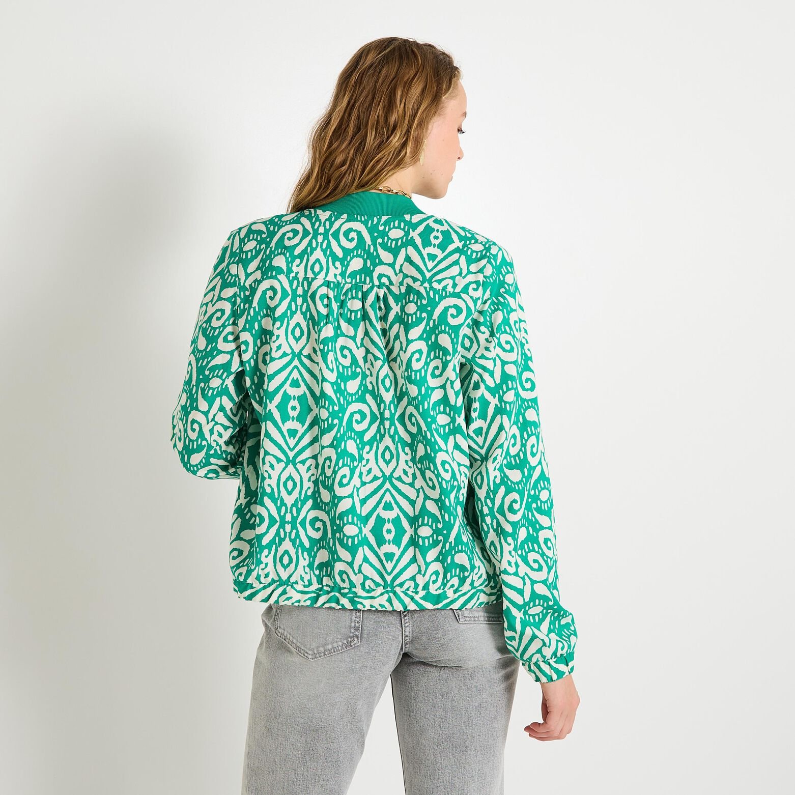 Bomber imprimé femme