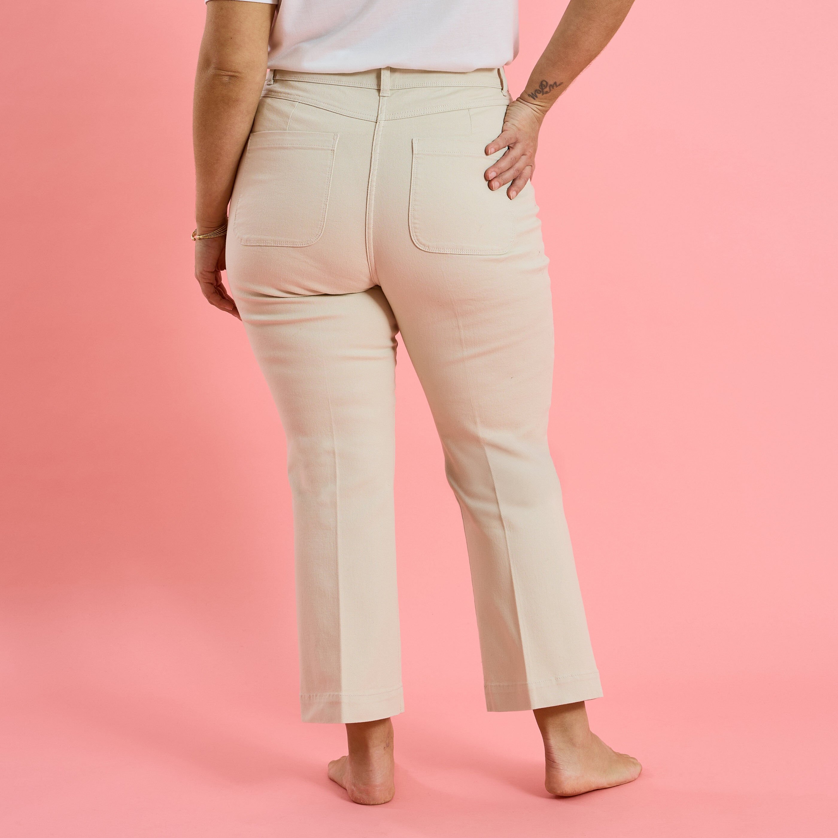 Jean bootcut raccourci TROPEZ RB02 femme