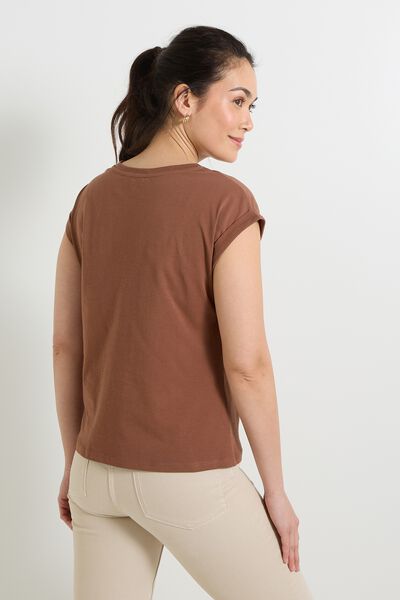 T-shirt col rond femme