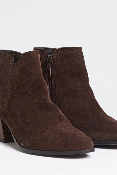 Bottines en daim femme