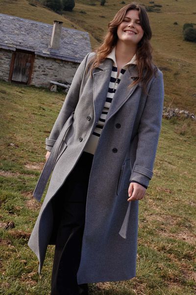 Manteau long femme