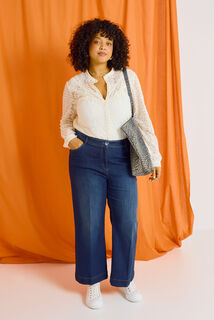 Chemise brodée femme