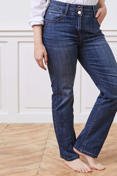 Jean droit taille haute ROME femme