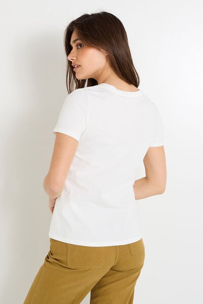 T-shirt col rond femme