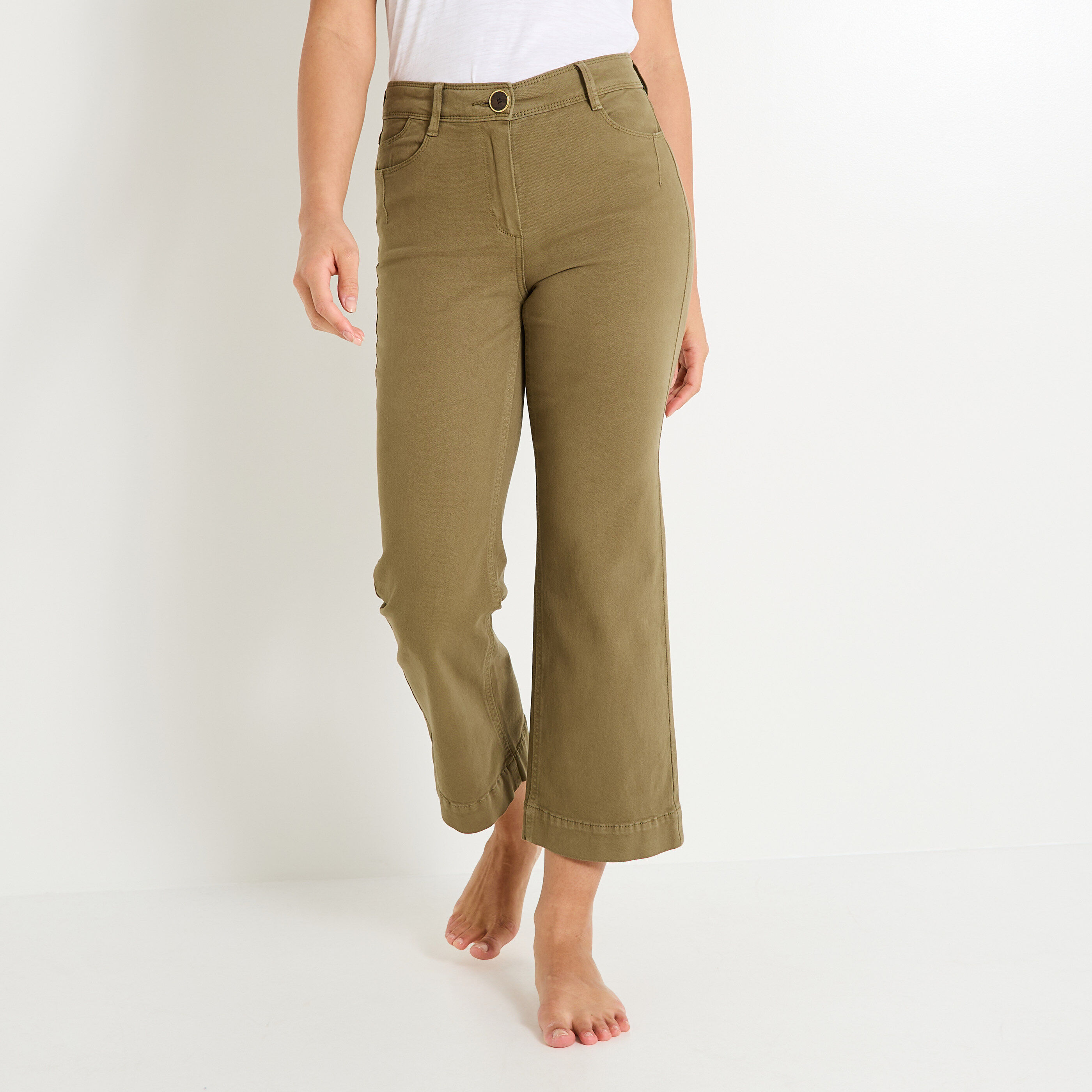 Jean flare raccourci KANSAS RF02 femme