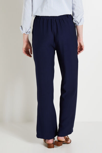 Pantalon à pince large femme