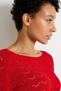 Pull col rond femme