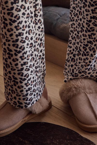 Chaussons doux femme
