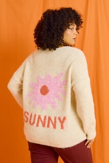 Pull imprimé coloré femme