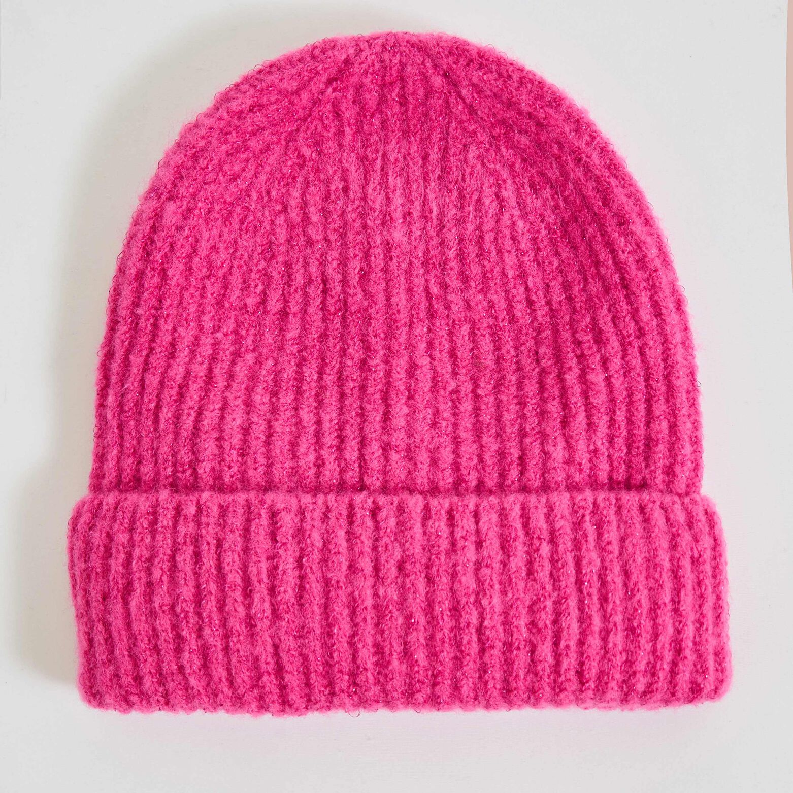 Bonnet côtelé femme