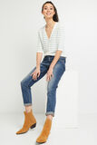 Gilet rayures femme