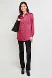 Chemise imprimée rose femme