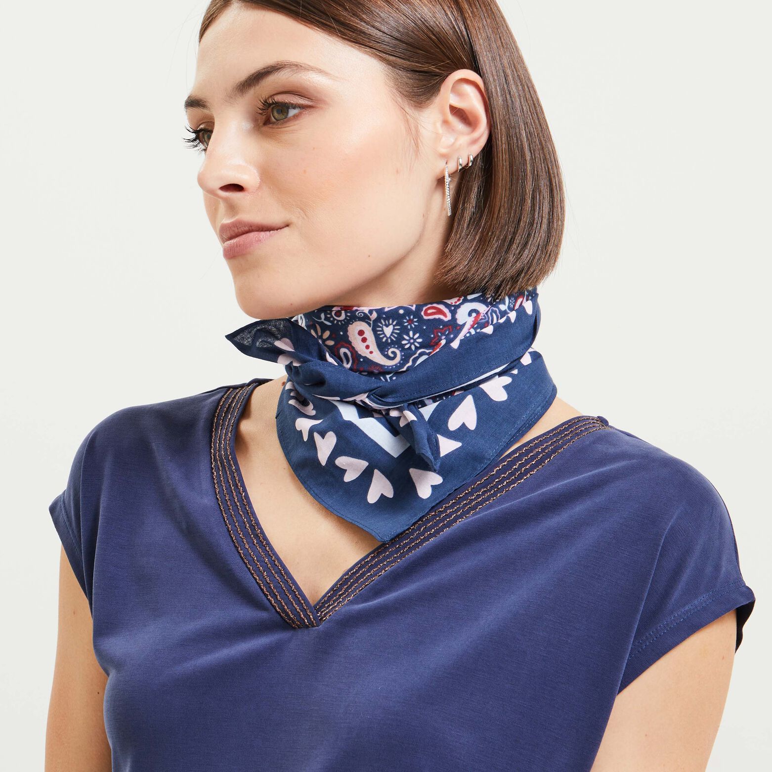Foulard style bandana femme