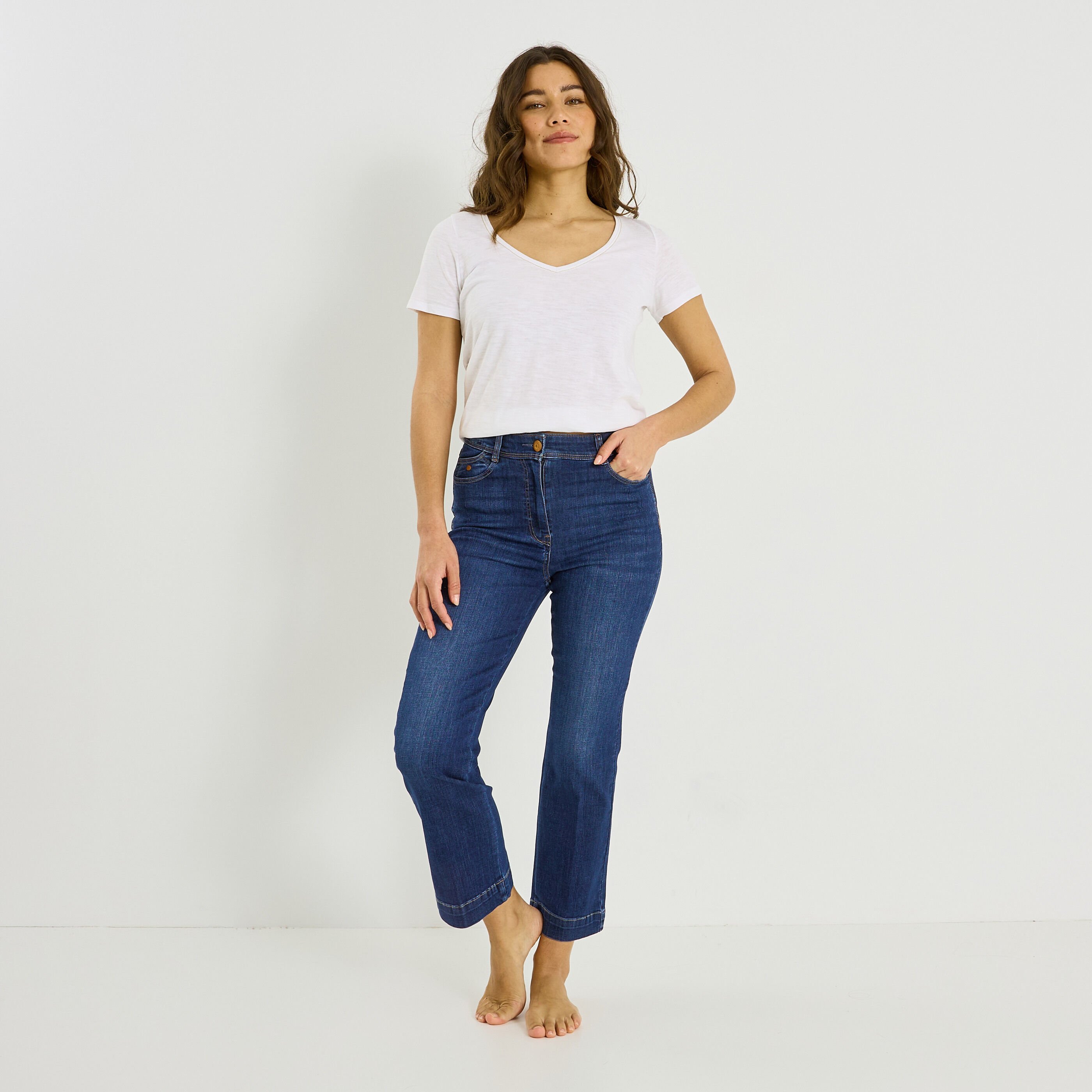 Jean raccourci bootcut TROPEZ RB02 femme
