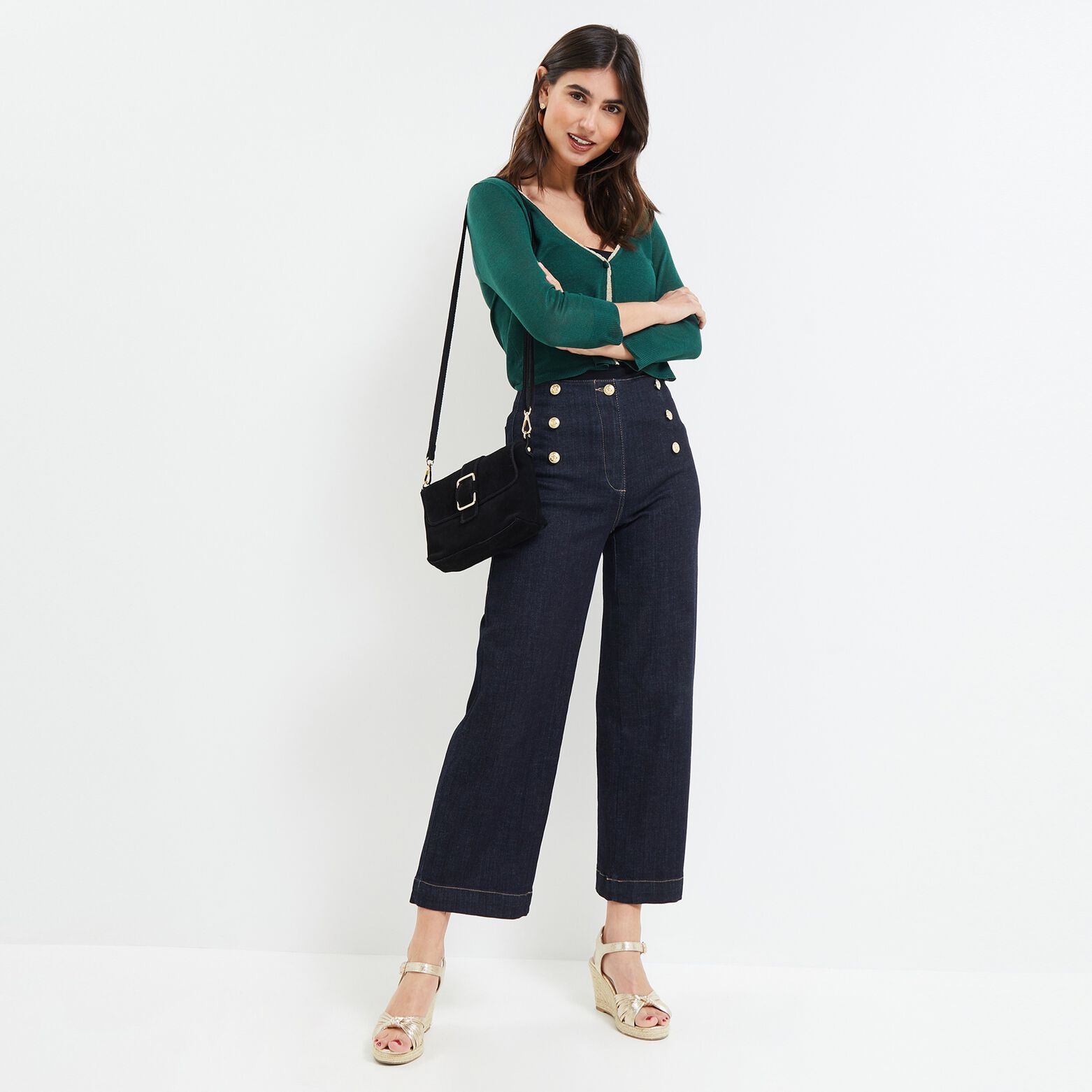 Gilet court femme