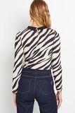 T-shirt zebré femme
