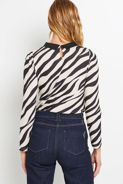 T-shirt zebré femme