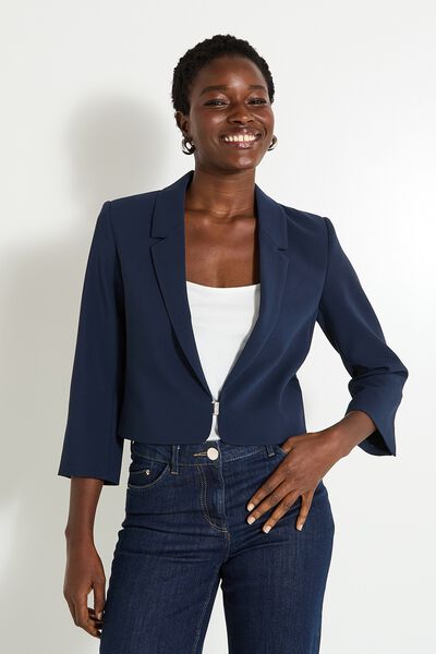 Veste tailleur courte femme