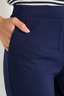 Pantalon cigarette en maille femme