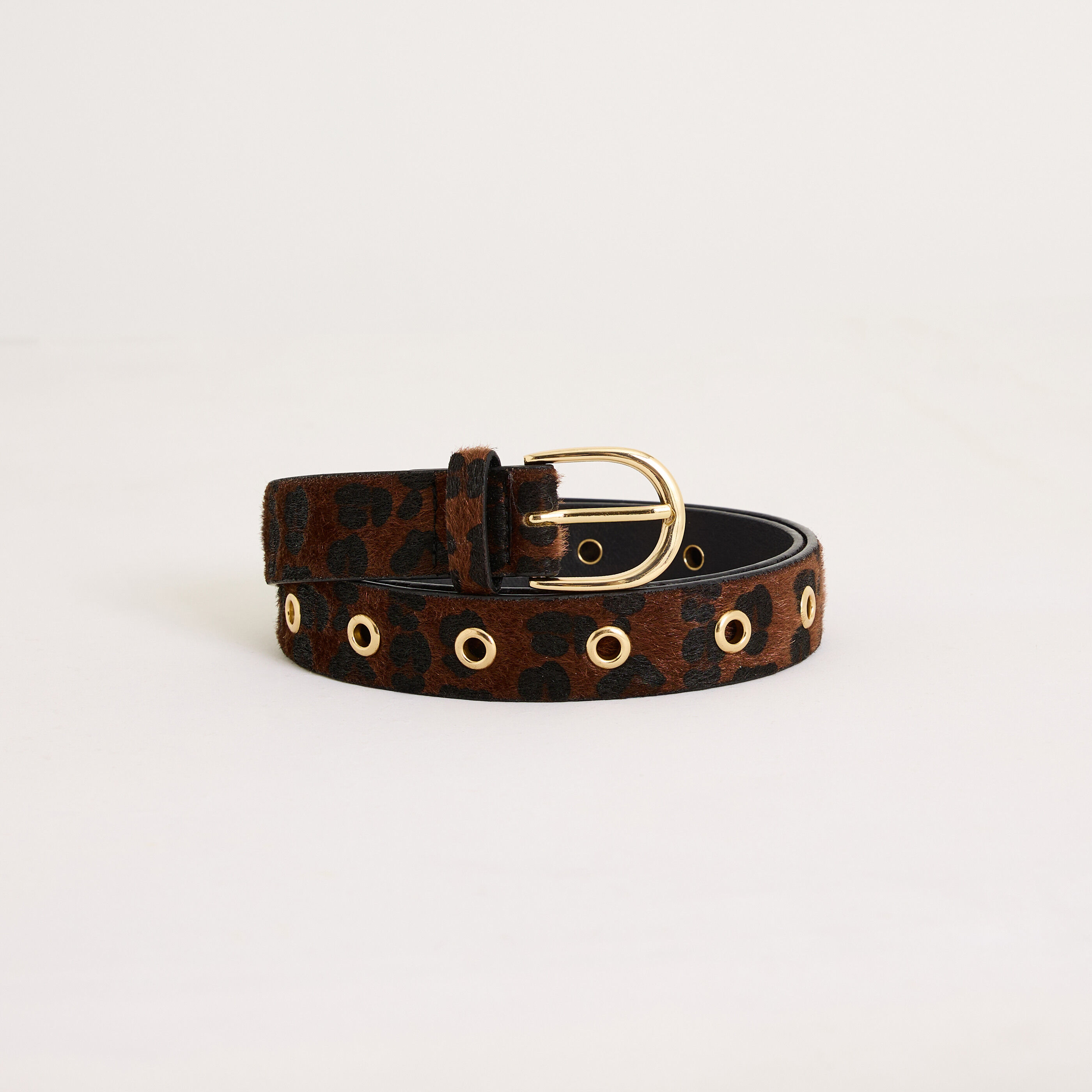 Ceinture imprim&eacute; l&eacute;opard femme