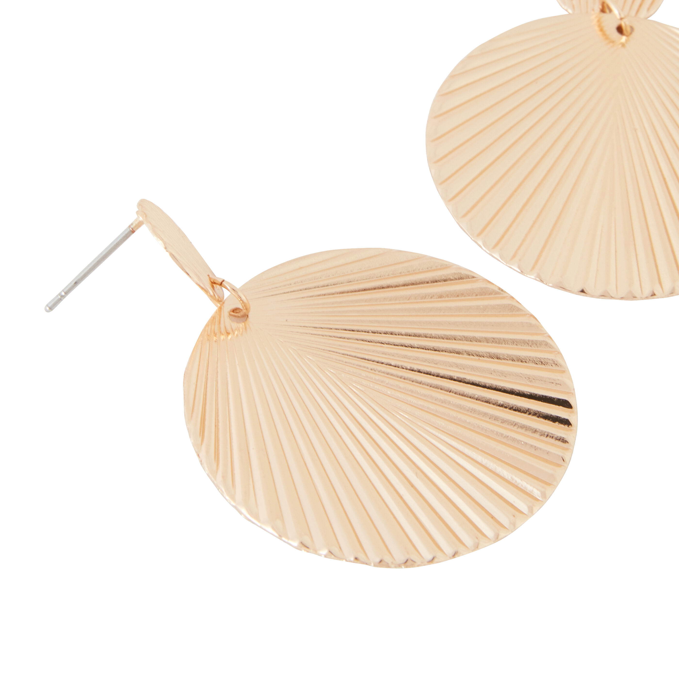 Boucles d'oreilles disques femme