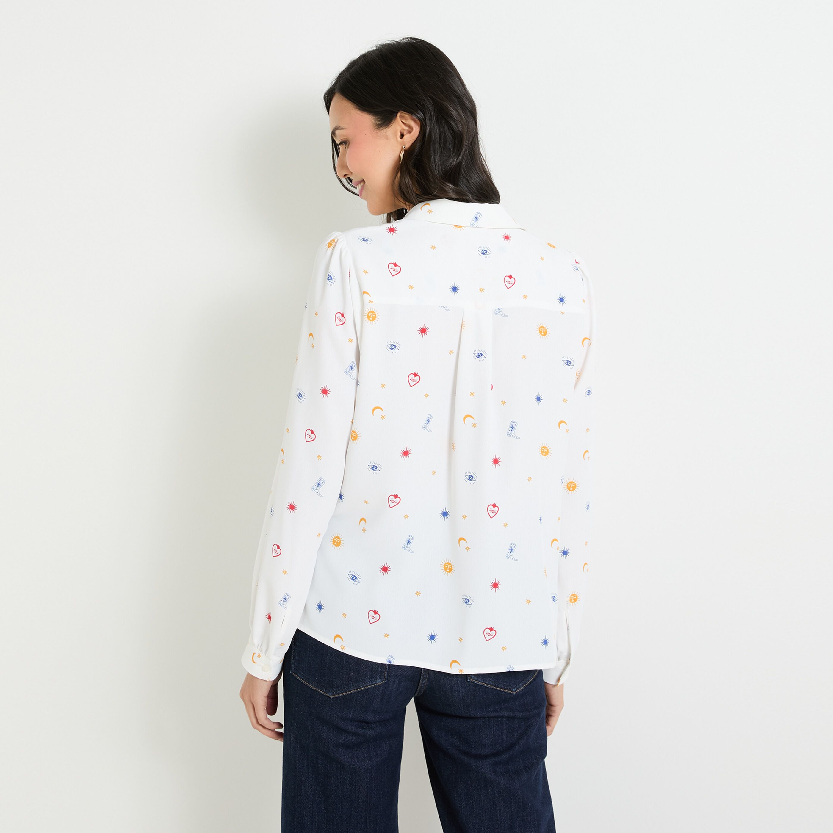 Chemise fantaisie femme IMPRIME Graindemalice