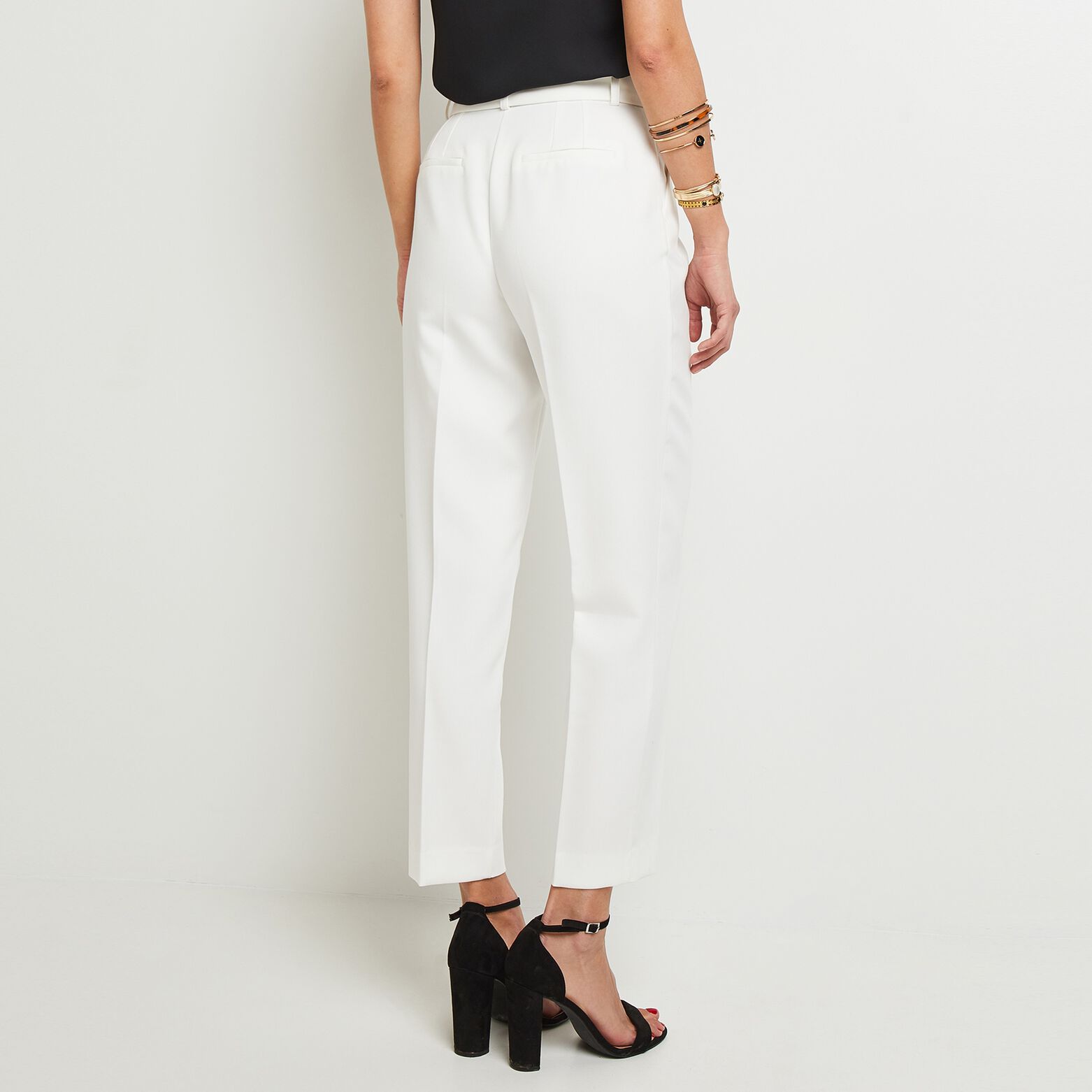 Pantalon cigarette femme