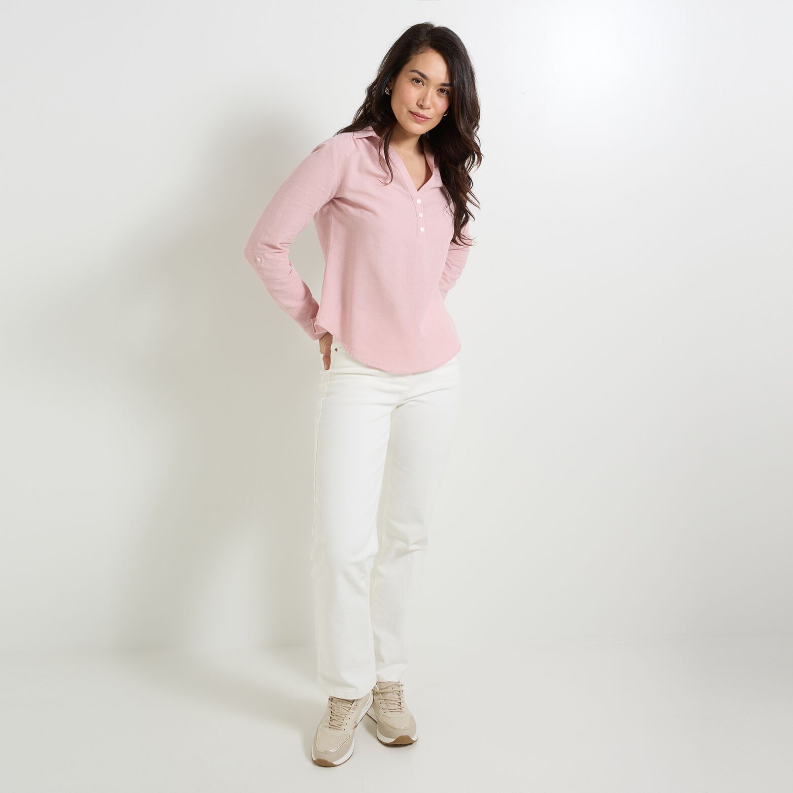 Blouse col chemise femme