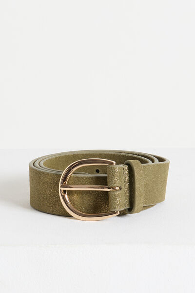 Ceinture croûte de cuir femme