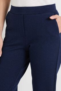 Pantalon cigarette maille femme