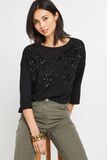 T-shirt à sequins femme