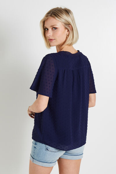 Blouse plumetis femme