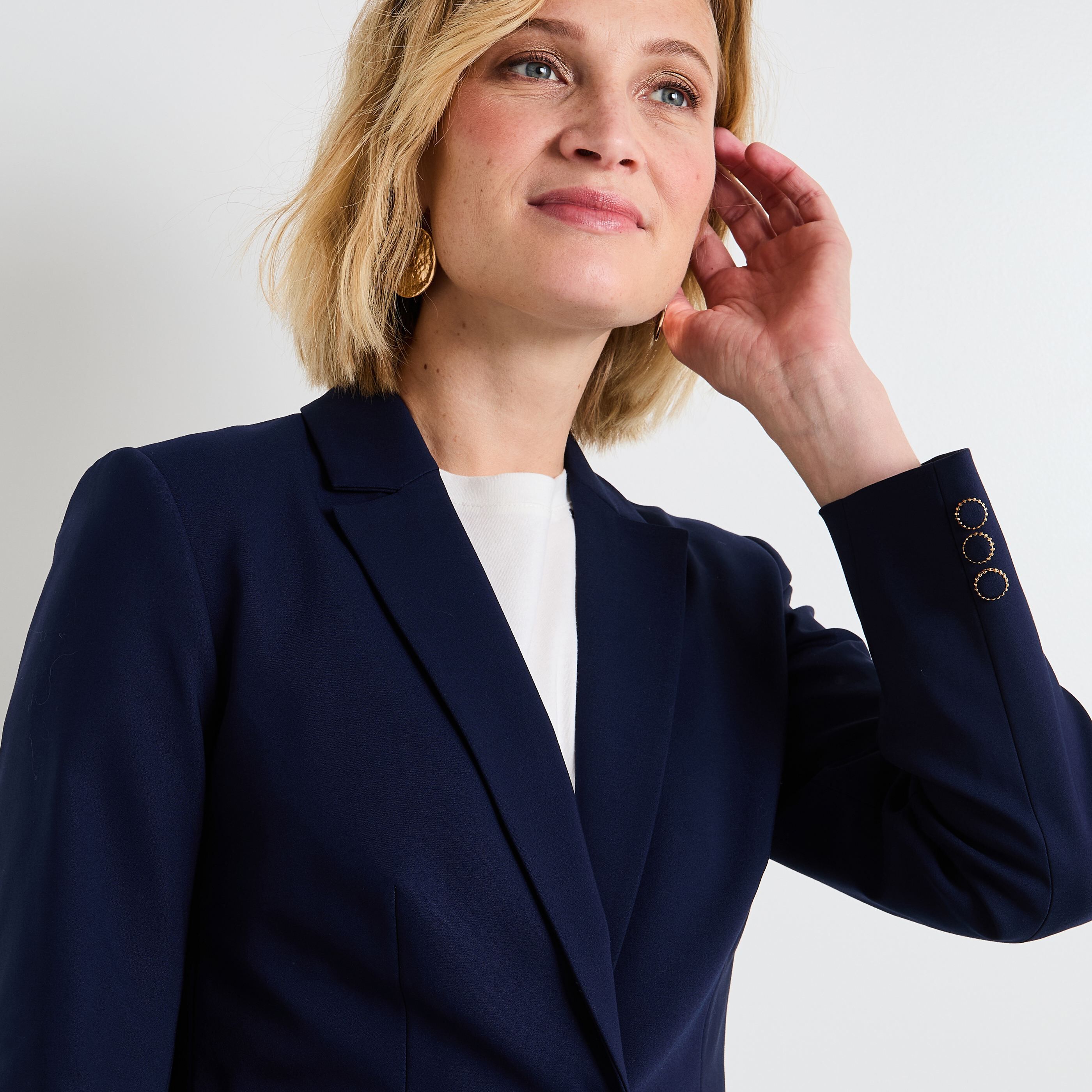 Blazer cintr&eacute; femme