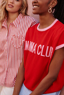 Pull manches courtes femme