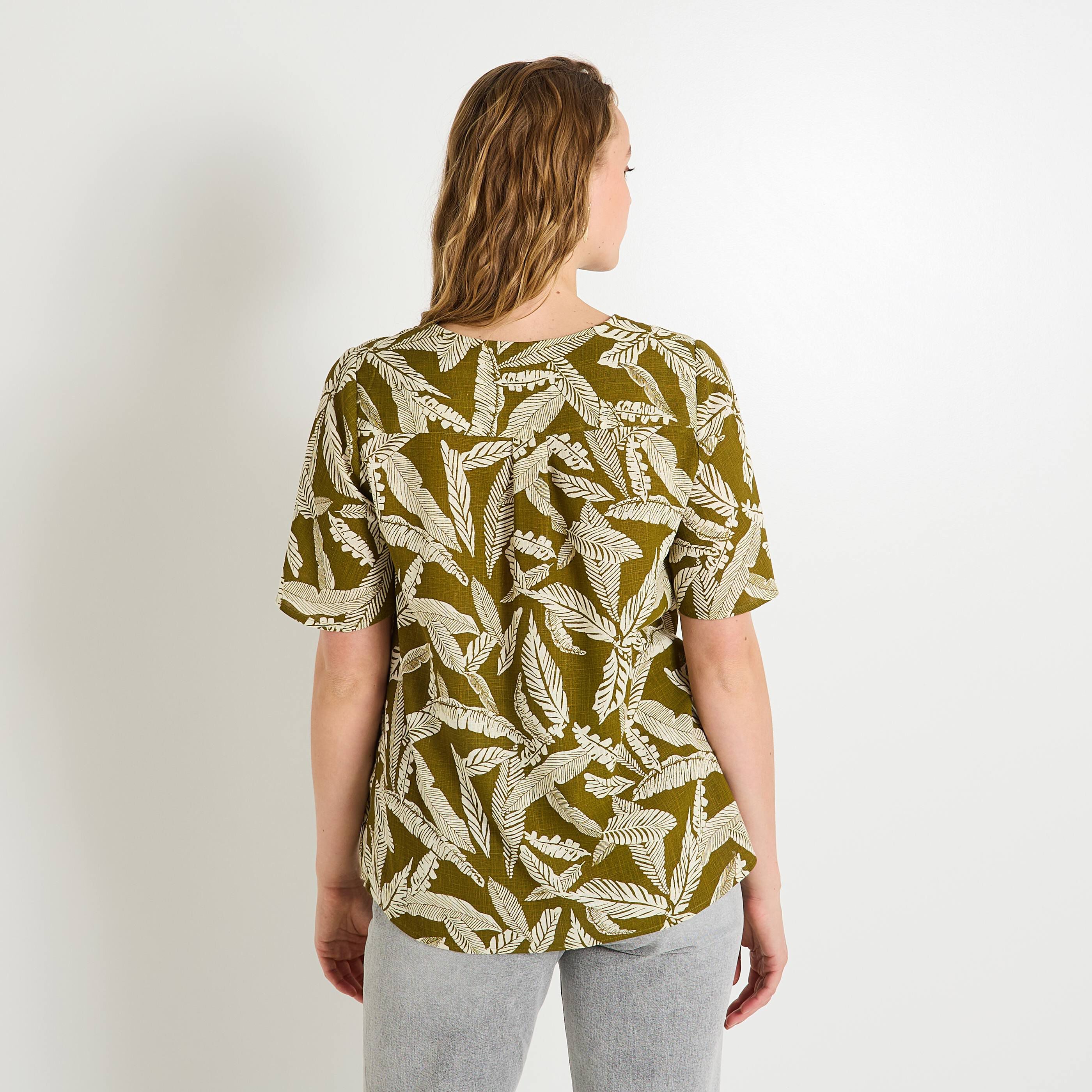 Blouse imprim&eacute;e femme