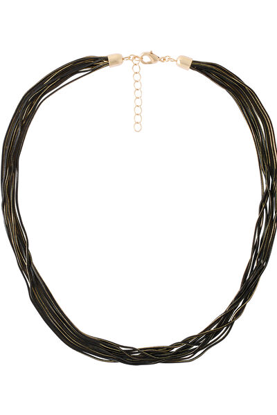 Collier 6 rangs chaîne serpent