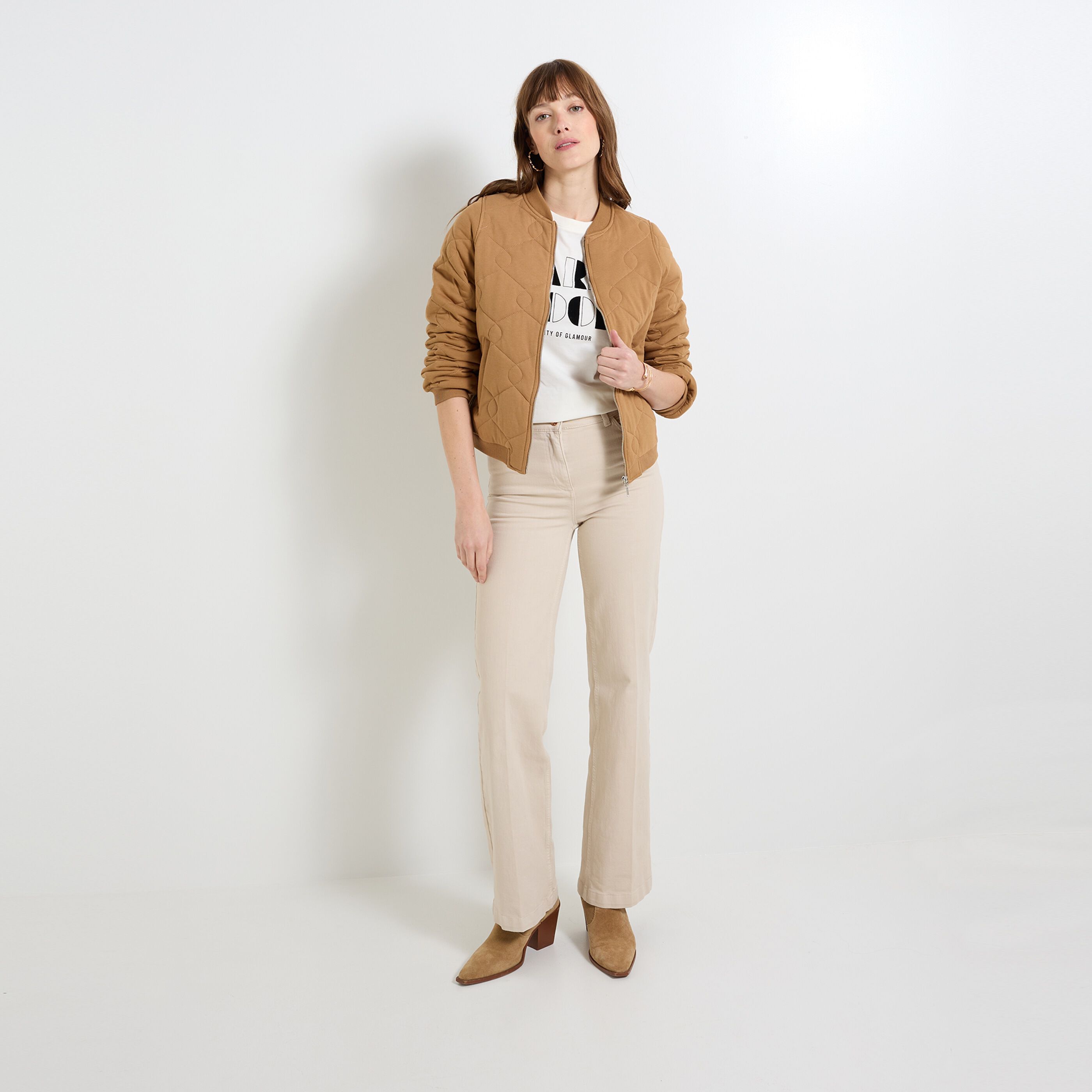 T-shirt col rond femme