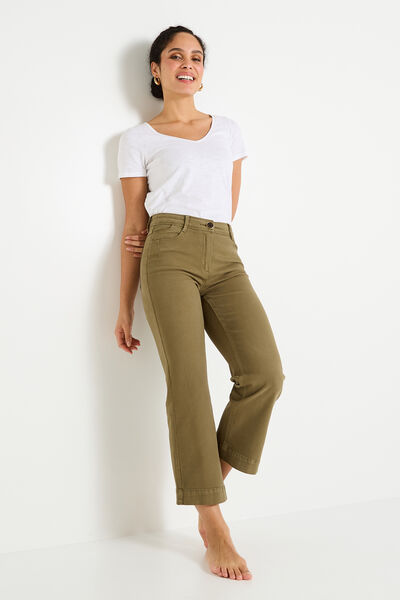 Jean flare raccourci KANSAS RF02 femme