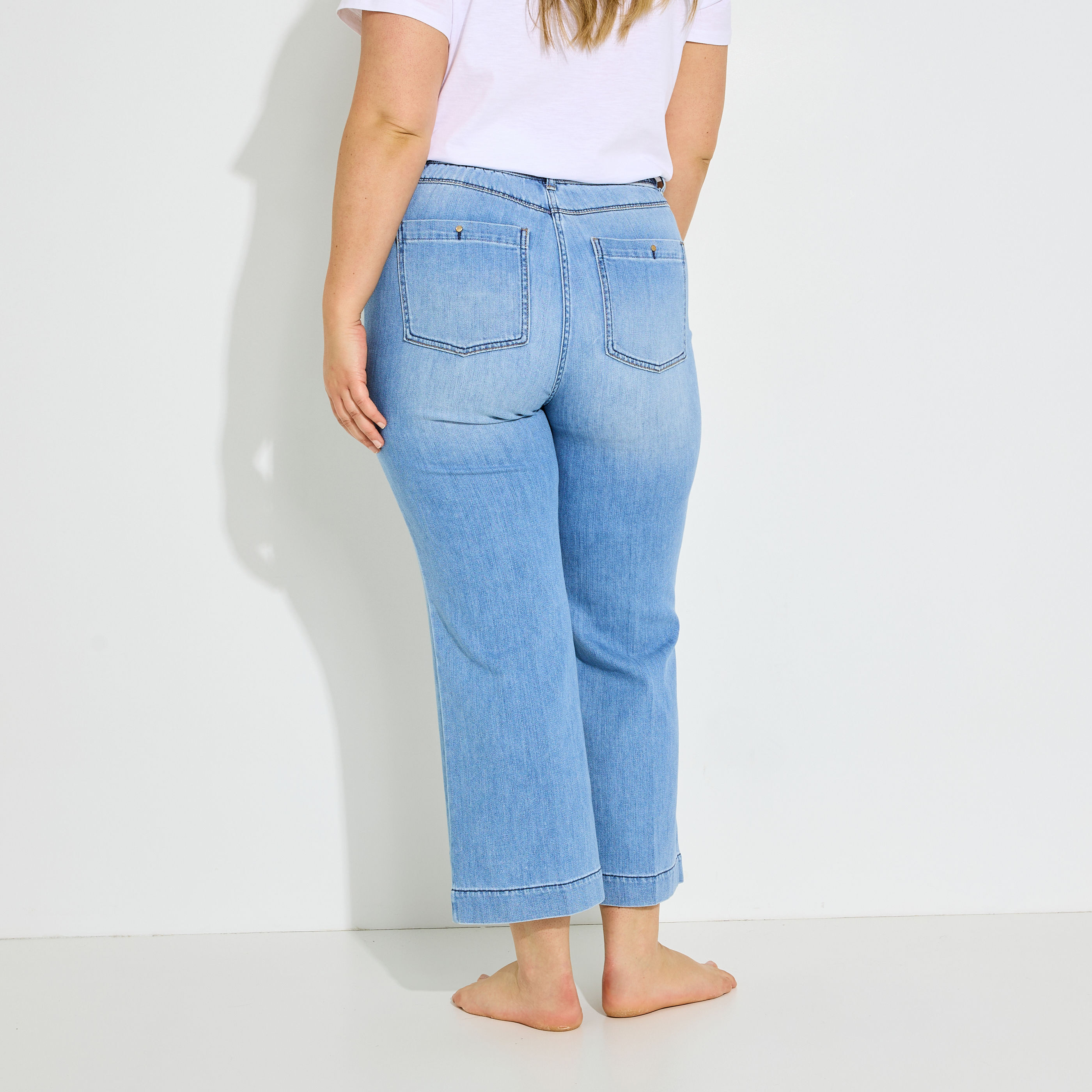 Jean flare raccourci NIMES RF02 femme
