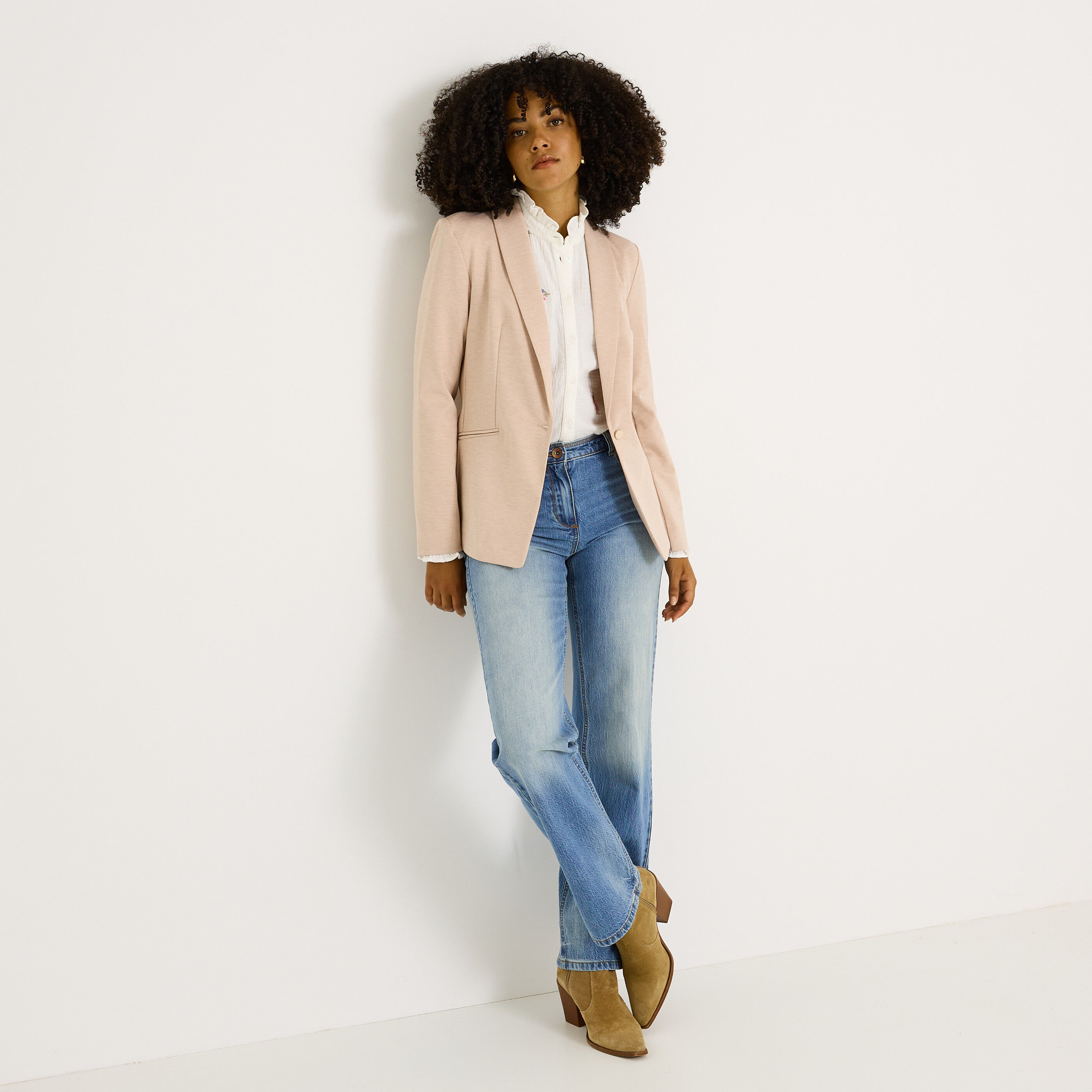 Blazer en maille femme