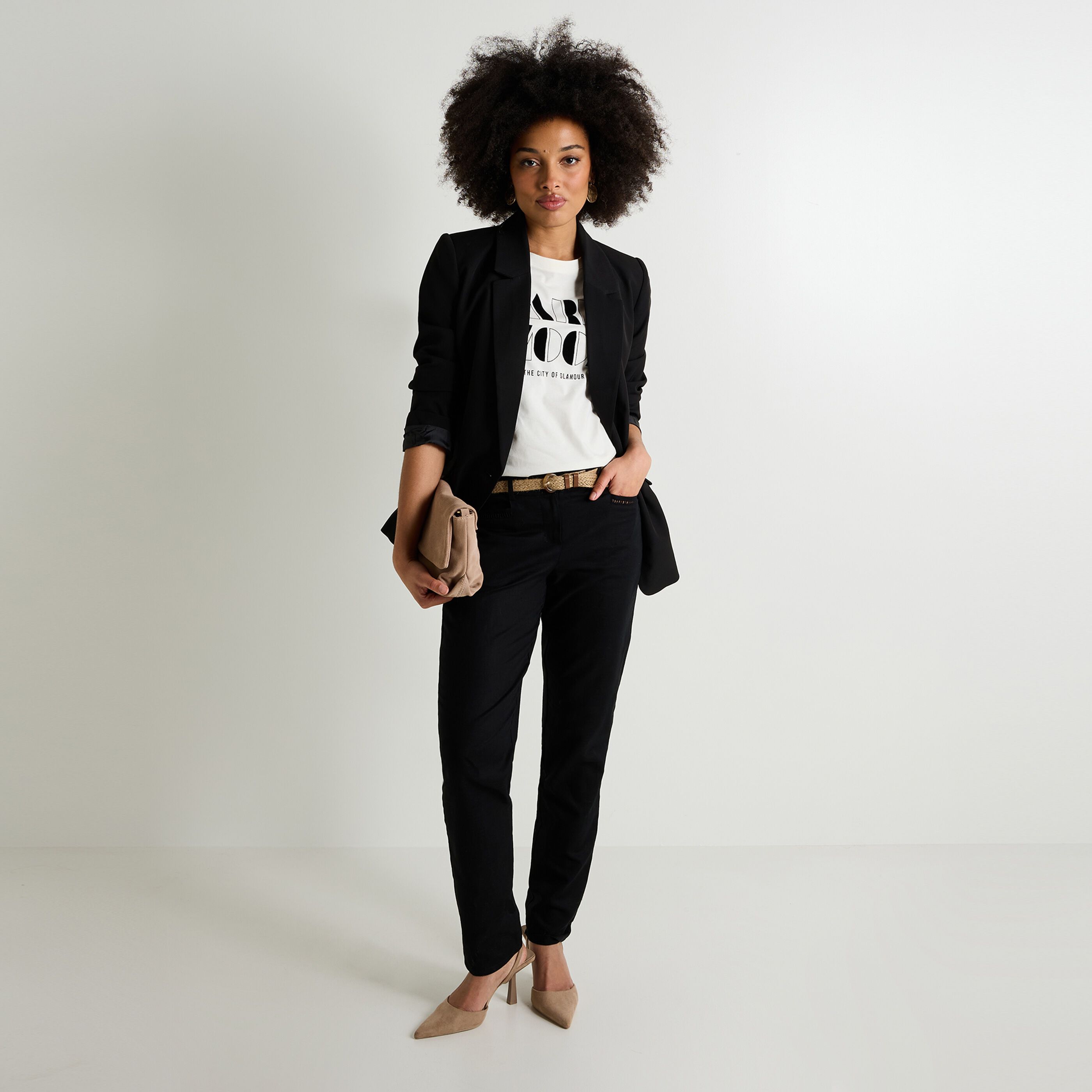 Pantalon chino femme