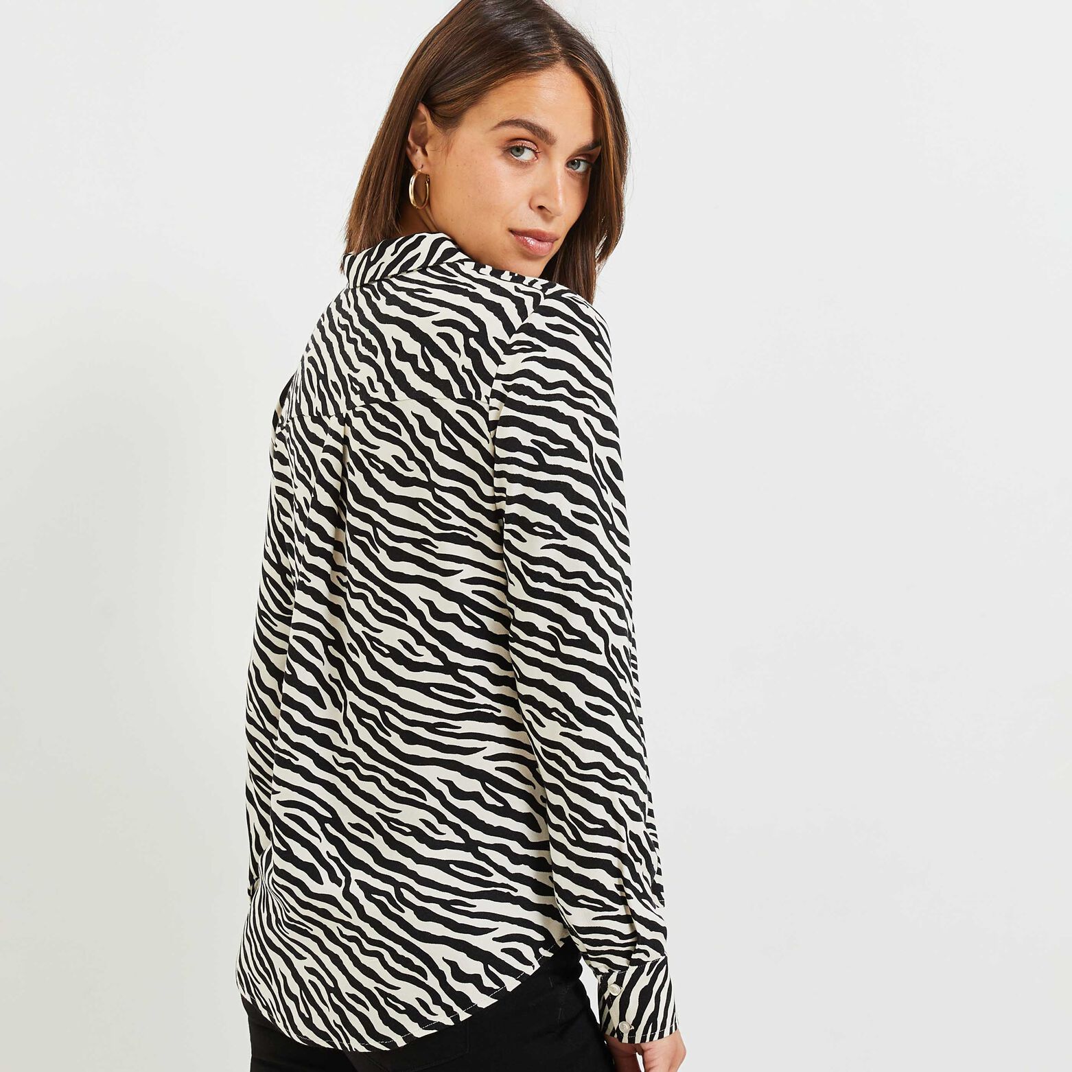 Chemise imprimée femme