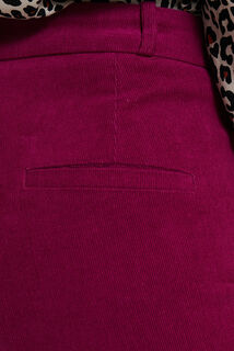 Pantalon large velours femme