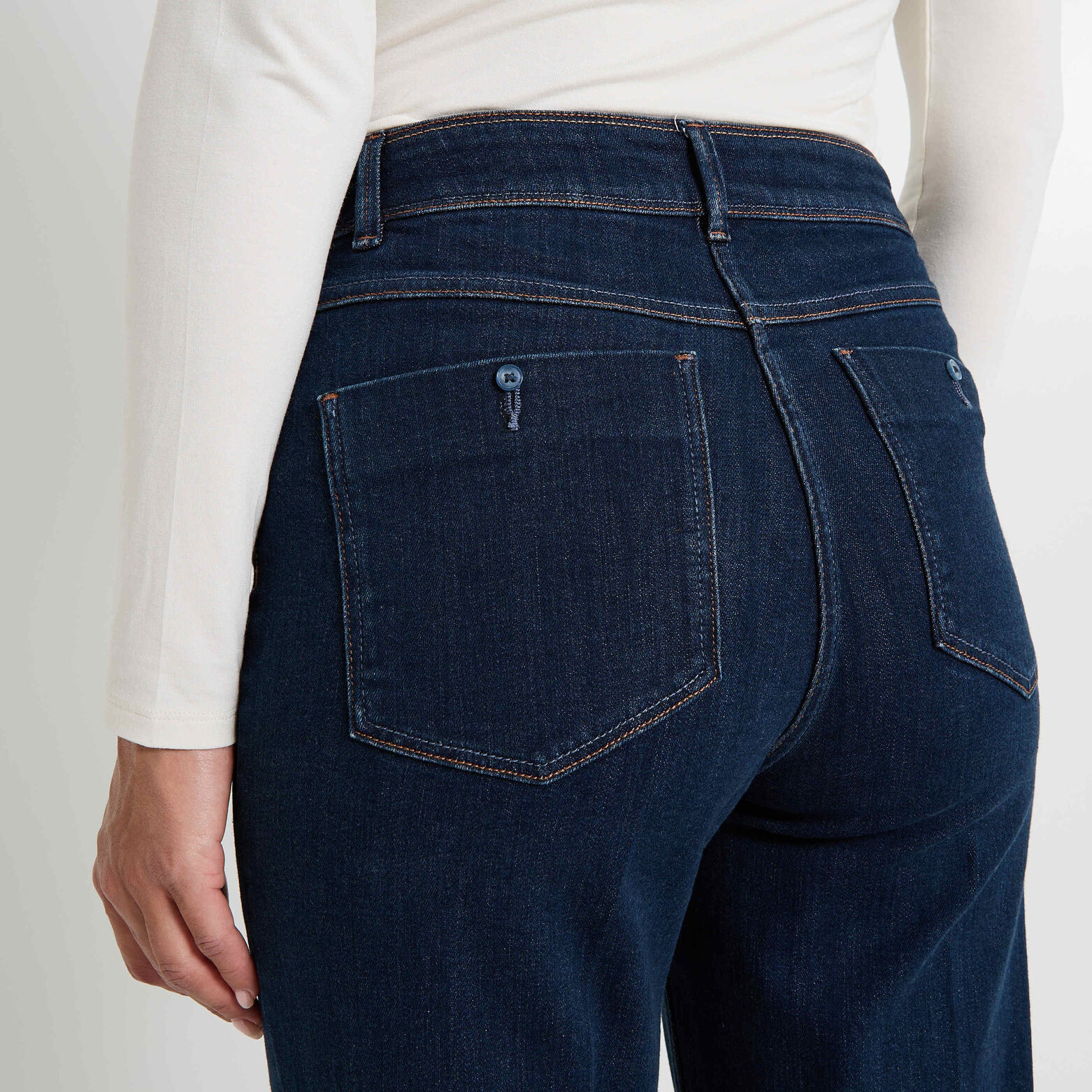 Jean flare raccourci KANSAS RF02 femme