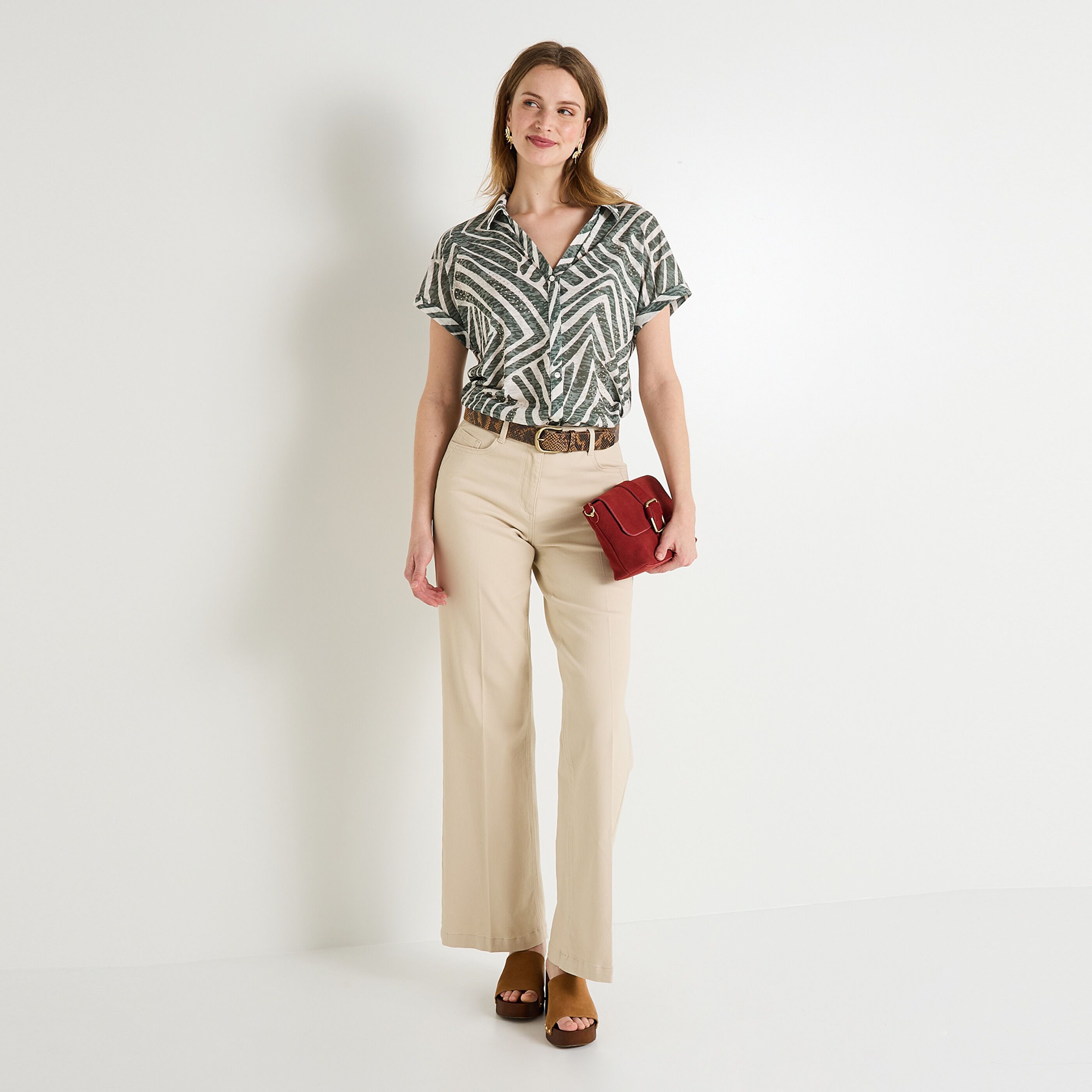 Chemise en maille femme