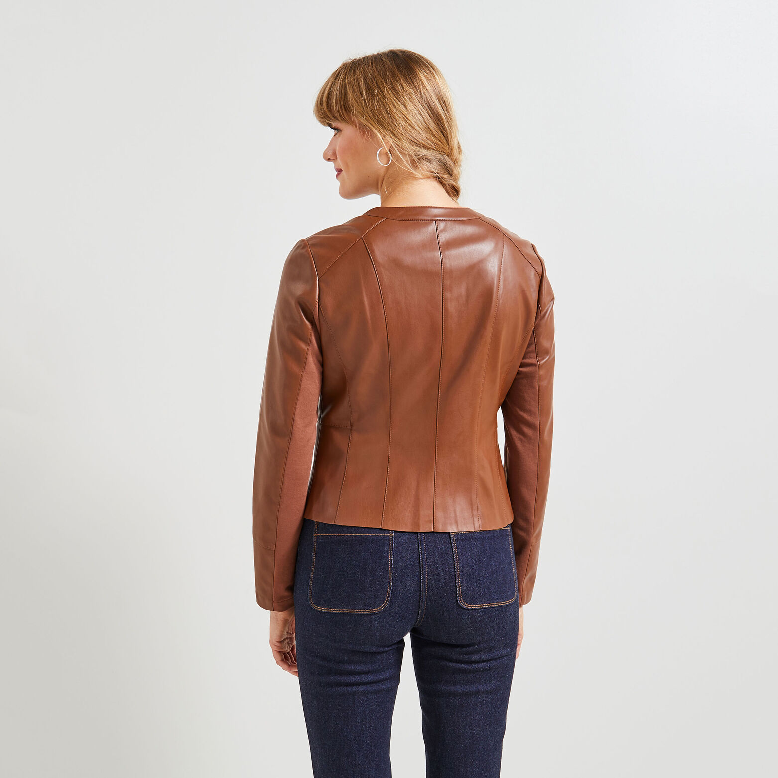 Blouson en simili femme