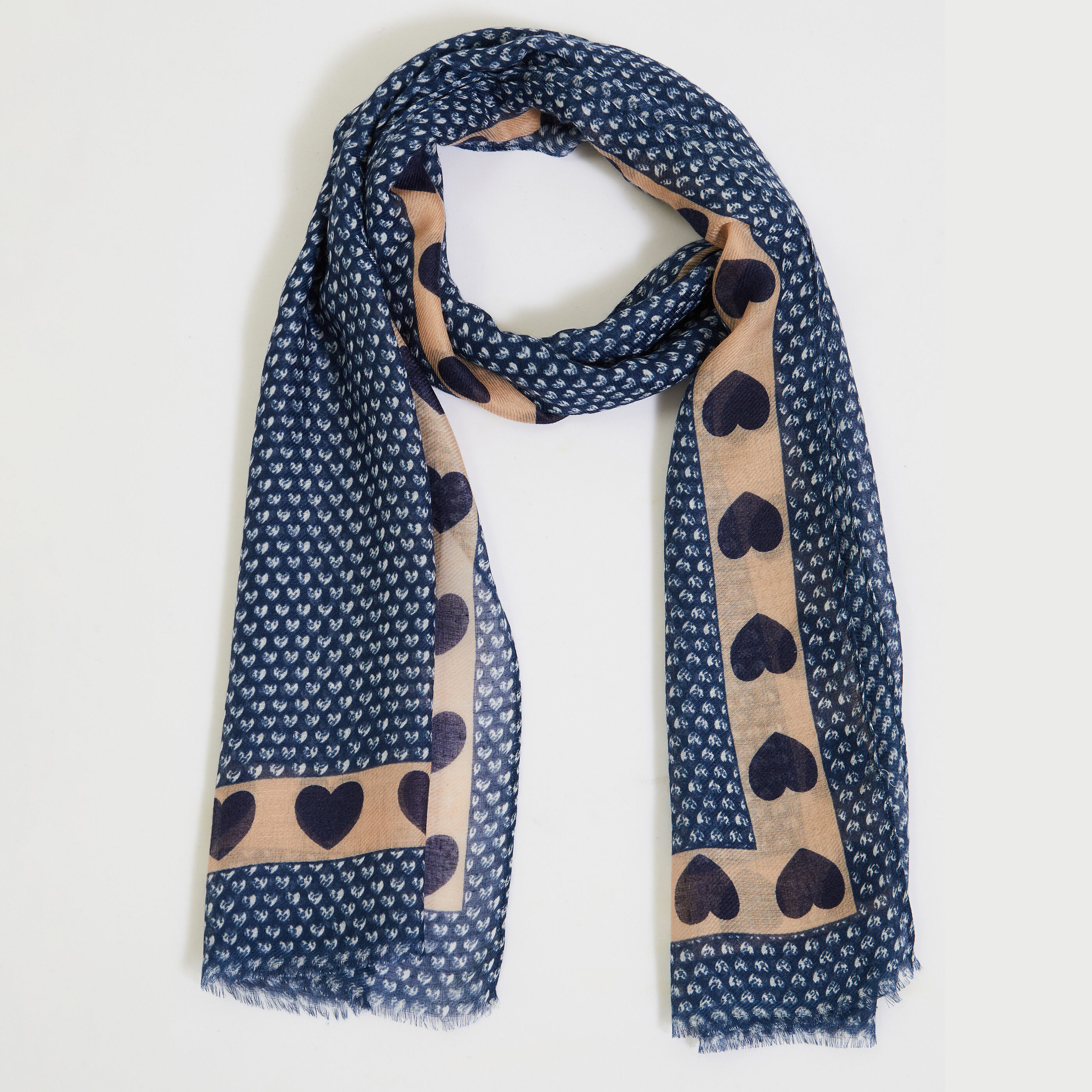 Foulard imprim&eacute; femme