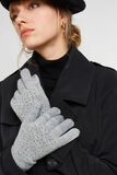 Gants tricots gris femme